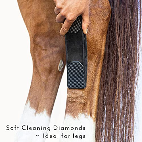 2 Pcs Strip Hair Gentle Groomer,Horses Dogs 6-in-1 Shedding Grooming Massage,Pet Grooming Masaje Cepillo,Cepillo De Aseo para Caballos Mascotas Herramienta De Aseo,para Eliminar El Barro Seco Y Sudor