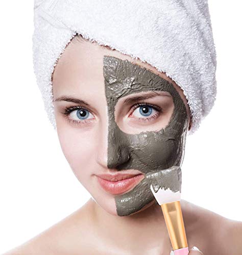 2 Piezas Cepillo de Mascarilla Facial de Silicona Aplicador de Barro Cepillo de Mezcla Herramienta de Belleza de Maquillaje