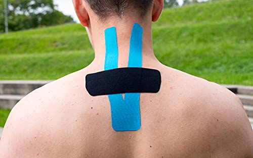 3 cintas kinesiológicas de colores axion | Vendaje resistente al agua y al sudor | Cinta adhesiva deportiva para un soporte muscular para los ejercicios