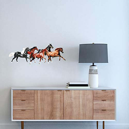 30 Piezas Calcomanías de Pared de Caballo Pegatinas Decoración de Caballo Salvaje para Decoración de Pared, 11,8 por 7,8 Pulgadas