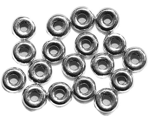 30002 – 12 hueca anillos de plata 925 de 3,5 mm
