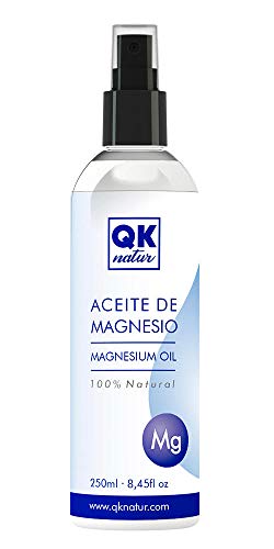 Aceite de Magnesio Spray BIO Certificado 100% Puro (250 ml) - Ideal para Deportistas, Articulaciones, Relajación Muscular, Dormir Bien