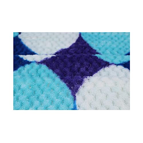 Acomoda Textil - Manta Sedalina Multicolor 130x160 cm. Manta Polar Borreguito Extra Suave y Cálida para Sofá, Sillón y Viaje.