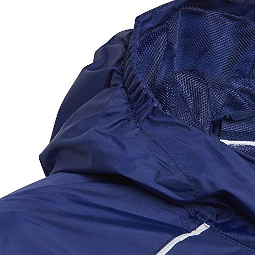 adidas CORE18 RN JKT Y Sport jacket, Unisex niños, Dark Blue/ White, 910Y