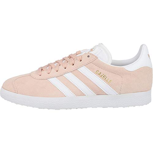 adidas Gazelle, Zapatillas de Deporte Unisex Adulto, Vapour Pink/White/Gold Metalic, 38 EU