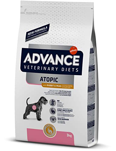 ADVANCE Veterinary Diets Atopic Care Medium/Maxi - Pienso Para Perros Adultos Con Problemas Atópicos De Razas Medianas y Grandes Con Conejo - 3 kg