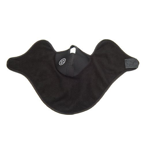 AKORD - Máscara con cuello de neopreno para deportes de invierno, color negro, talla única