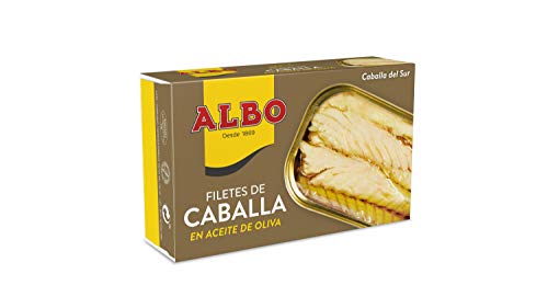 Albo Filetes de Caballa en Aceite de Oliva, 120g