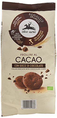 Alce Nero Galletas Cacao con Pepitas de Chocolate Bio, 250g