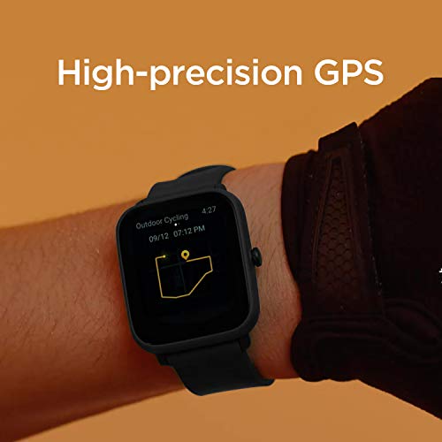 Amazfit Bip U Pro Smart Watch Reloj Inteligente con GPS Incorporado 60+ Modos Deportivos 5 ATM Fitness Tracker Oxígeno en Sangre Frecuencia cardíaca Monitor de sueño 1.43 Pantalla táctil