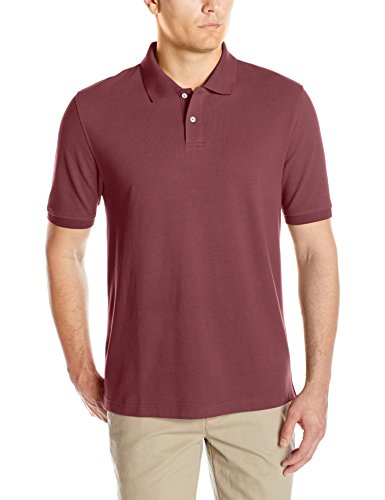 Amazon Essentials Regular-Fit Cotton Pique Polo Shirt, Puerto, M