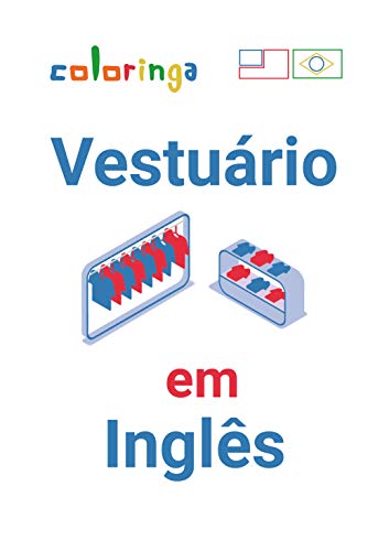 Aprender +120 Tipos de Roupa em Inglês: Coloringa (Portuguese Edition)