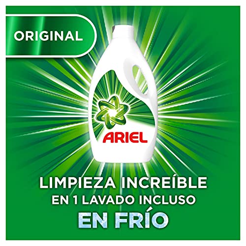 Ariel Detergente Lavadora Líquido, 198 Lavados (3 x 66), Original