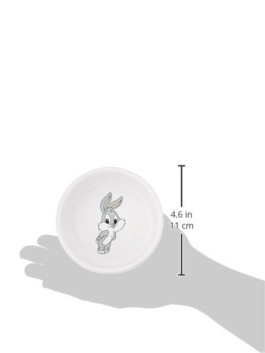 ARQUIVET Comedero, Bebedero de cerámica para conejos - Recipiente comida para roedores - Plato alimentador de cerámico para conejos - Cuenco para conejos - 300 ml - 11 cm