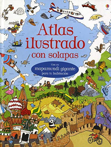 Atlas ilustrado con solapas (Solapas para aprender)