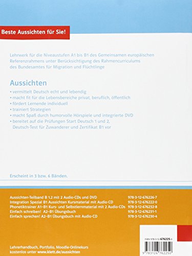 AUSSICHTEN B1.1 ALUMNO EJERCICIOS 2 CD DVD: Kurs- und Arbeitsbuch B1.1 & Audio-CDs (2) & DVD