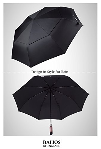 Balios Paraguas Plegable Negro