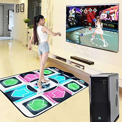 BANGHA Alfombra De Baile Video Individual Video Arcade Dance Gaming Mats Non-Slip Dancing Step Dance Mat Pads To PC USB Dancing Mat Sense Game Dance Pad