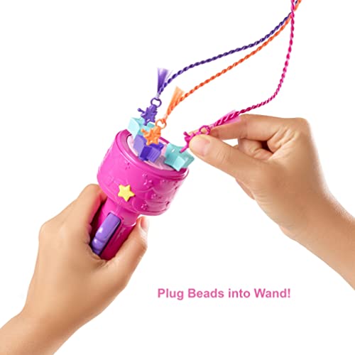 Barbie Dreamtopia Muñeca princesa de juguete con accesorio para hacer trenzas de colores y moda fantasía (Mattel GTG00)