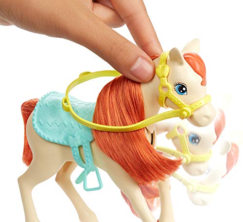 Barbie - Muñecas Barbie y Chelsea con caballos y accesorios, regalo para niñas y niños 3-9 años (Mattel GLL70), Embalaje sostenible