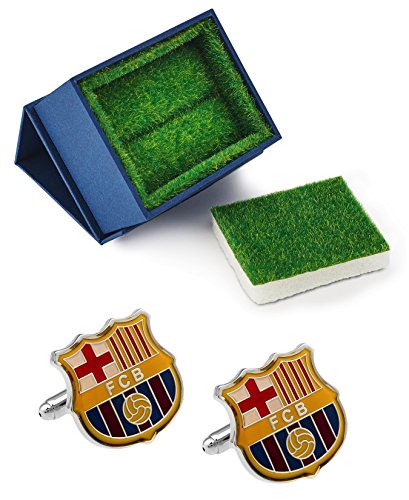 Barcelona Futbol Club Logo Gemelos con hierba como caja de regalo – fútbol fútbol