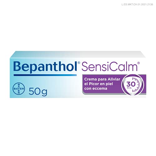 Bepanthol Calm Crema para Aliviar el Picor y Enrojecimiento de las Irritaciones Cutáneas en Solo 30 Minutos, Sin Cortisona, 50 g