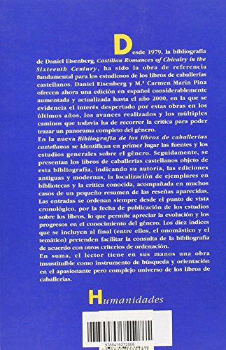 Bibliografía de los libros de caballerias castellanos (Humanidades)
