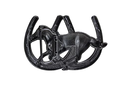 bijouxmodefashion Hebilla para cinturón de caballo y hierro de acero, jinkeys y equitación.