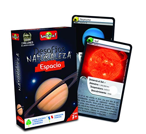 Bioviva Juego Cartas Desafíos de la Naturaleza Espacio - Español (DES16ES)