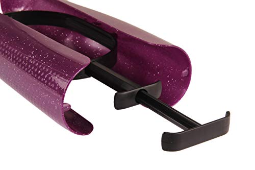 biped 1 par de hormas para botas con resorte tensor y agarre horma para cañas de 35 cm violeta brillante z2466