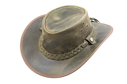 Black Jungle Bulat - Sombrero de piel de cowboy, caqui, L
