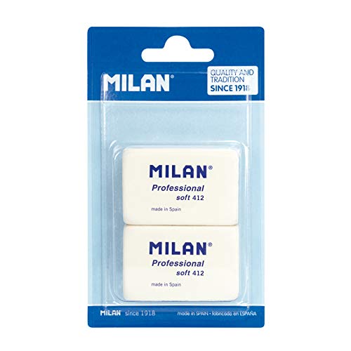Blíster 2 gomas blancas Professional Soft 412 MILAN (BMM10442)