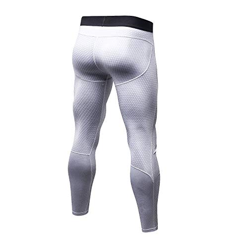 Bmeigo Pantalones de Deportes Hombre Polainas Apretadas de Correr con Efecto de compresión y función de Secado rápido