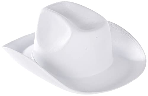 Boland 04072 - sombrero de vaquero adulto, EinheitsgrößŸe, blanco