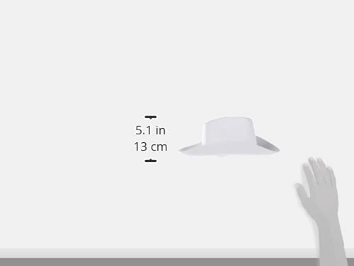 Boland 04072 - sombrero de vaquero adulto, EinheitsgrößŸe, blanco