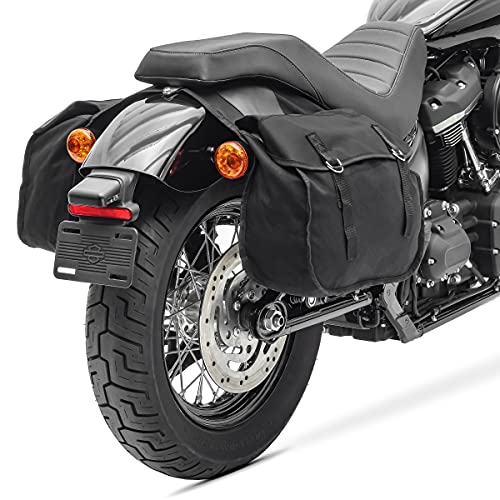 Bolsas Laterales con Soporte SH2 para Harley-Davidson Sportster 04-20 Canvas 36L