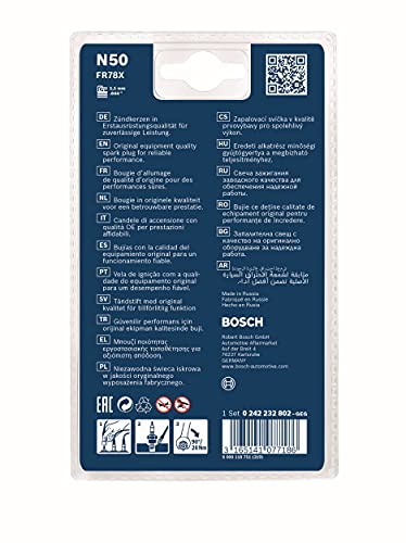 Bosch FR78X (N50) - Bujías de níquel Super 4 - kit de 4