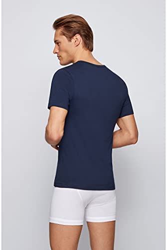 BOSS T-shirt Rn 3p Co, Camiseta, para Hombre, Azul (Open Blue 497), Large