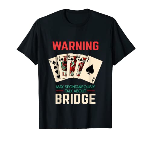 Bridge - Juego de cartas (puente de goma para puentes) Camiseta