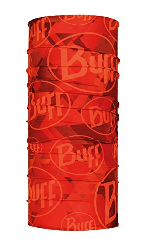 Buff Tip Logo Braga de Cuello Original, Unisex Adulto, Orange Flúor, Talla única