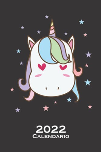 Caballo de fantasía unicornio con ojos de corazón Calendario 2022: Calendario anual para Los fans de los animales fantásticos