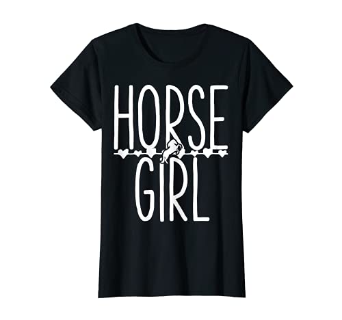 Caballo niña montar a caballo tema regalo dueño de caballo Camiseta