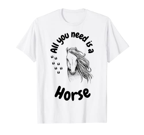 Caballos: a las chicas les encanta montar a caballo, les Camiseta