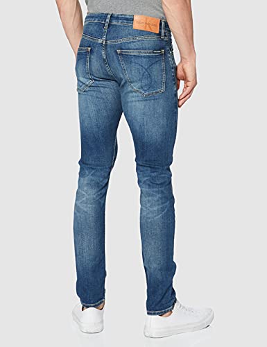 Calvin Klein CKj 016 Skinny J Vaqueros, Azul (Bright Blue), 28W / 32L para Hombre