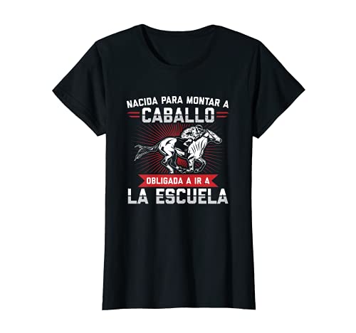 Camiseta de caballo para mujer regalo jinete niña Camiseta