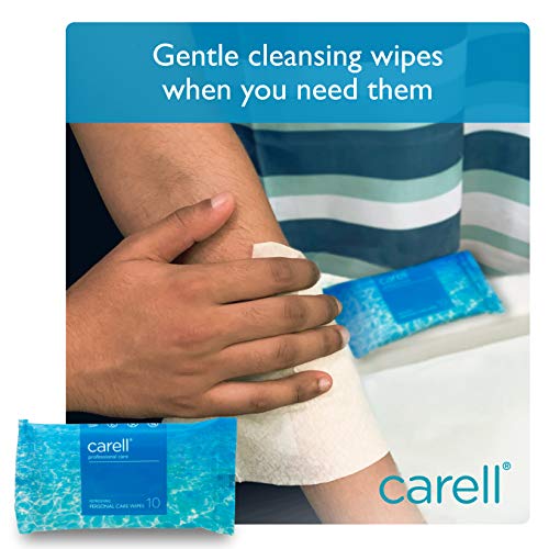 Carell Professional Care - Toallitas refrescantes para el cuidado personal, paquete de 10 toallitas – suaves, dermatológicamente probadas, sin alcohol