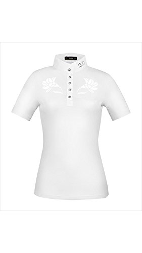 Cavallo Damen Turniershirt Gitty, white, 40