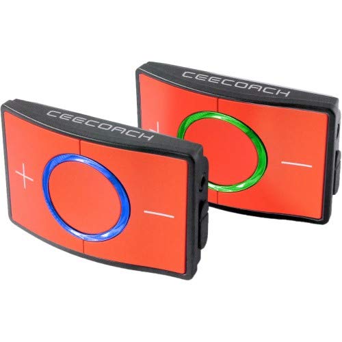 Ceecoach Kit Duo - Sistema de comunicación y interfono Bluetooth para equitación, Deportes de Invierno, Industria, Color Rojo, Talla única