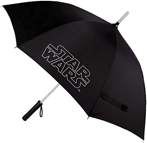 Cerdá - Paraguas con Luz Star Wars para Adultos - Licencia Oficial Disney