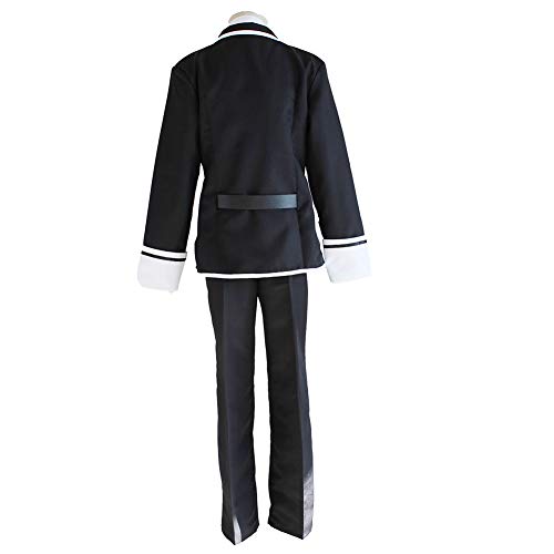 CGBF -Anime DIABOLIK LOVERS Sakamaki Ayato Cosplay traje negro chaqueta pantalones trajes de fiesta, negro